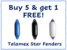 Popular Talamex Star Fender - Buy 5 and get 1 FREE Use Discount code STAR1