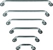 Talamex 22mm Oval Handrails with bases Stainless Steel - 200mm