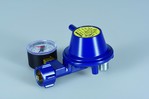 Talamex GOK Gas Pressure Regulator Right-Angle - 30mBar 1,5 Kg/H 30 Mbar - with Pressure Gauge.