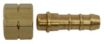Talamex Straight Joint Brass å_" L Bi X 8MM Hose Connection