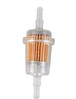 Plastic Inline Fuel Filter for Petrol Outboards  - Small