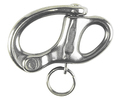 Snap Shackle Fixed Eye 316 Stainless Steel - 12mm