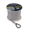 Talamex Braided Polyester LEADED Anchor Line - White/Black 12mm x 20M