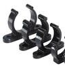 HD Plastic Clip Holders For Oars -  Black 40MM