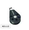 Barton N00310 Size 1 30mm Plain Bearing Pulley block Single Fixed Eye- for 8mm max rope